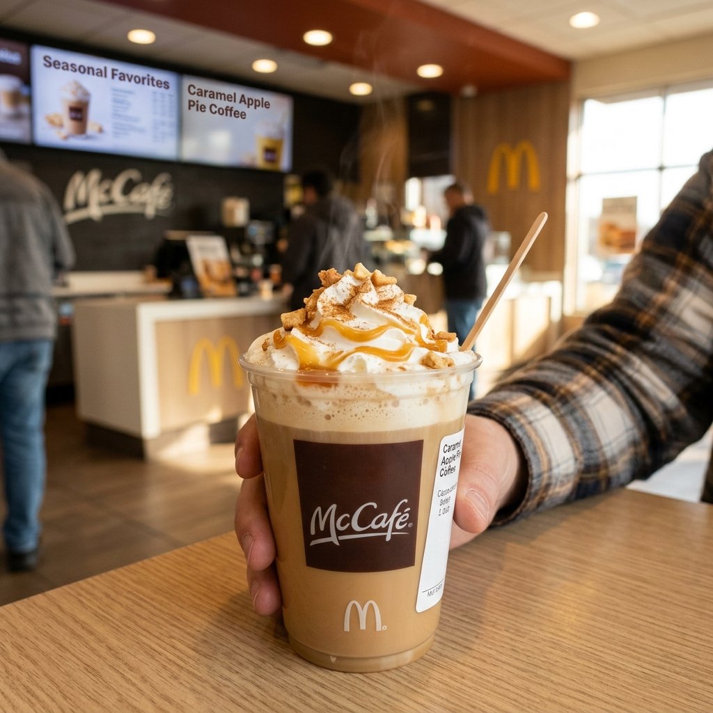 mcdonalds caramel apple pie coffee
