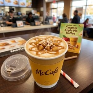 mcdonalds caramel apple pie coffee