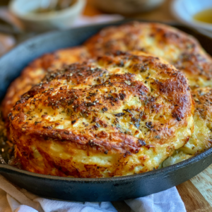 Crispy Pan Feta Bread