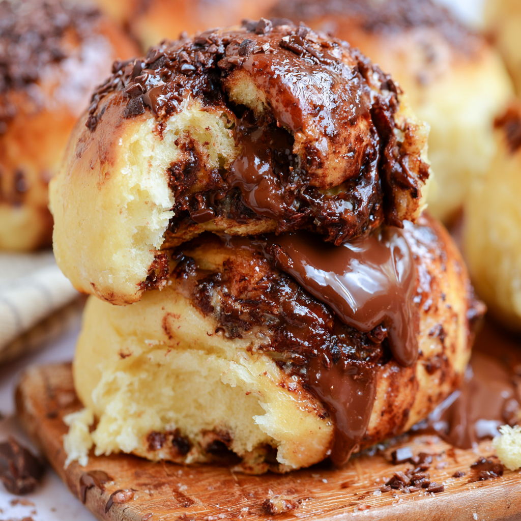 Easy Chocolate Buns Recipe (Ultra Soft & Gooey)