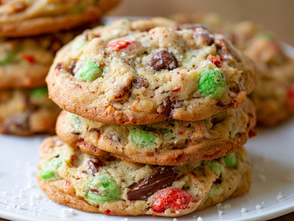 M&M Mint Cookies Recipe