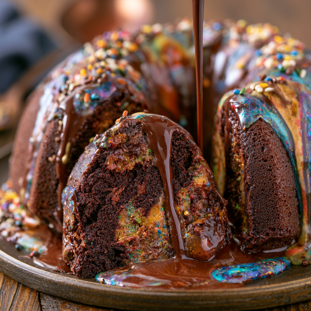 Nothing Bundt Cake Galactic Brownie Recipe