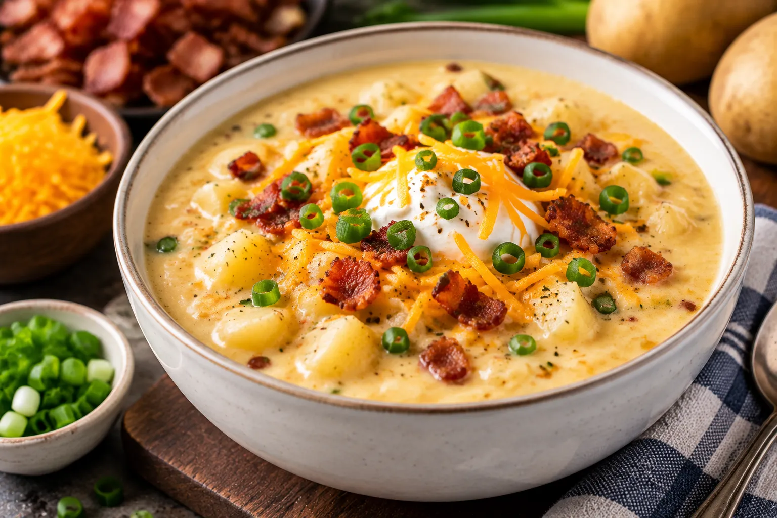 Crockpot Loaded Potato Soup Recipe