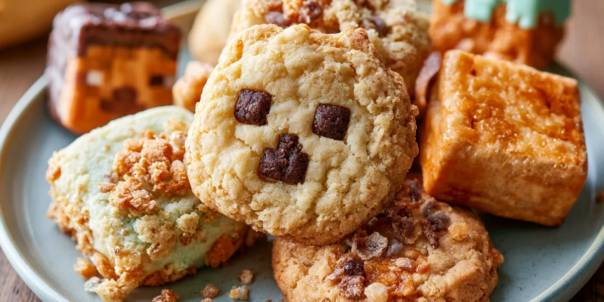 Crumbl Minecraft Cookies