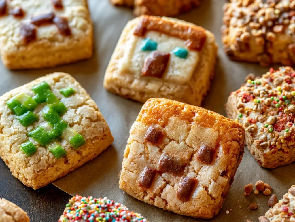 Crumbl Minecraft Cookies