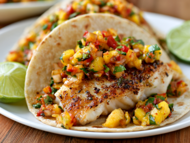 Fish Tacos Recipe with Mango Salsa